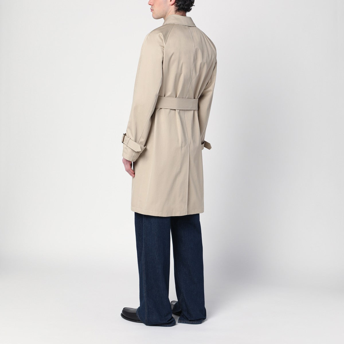 Burberry Beige cotton trench coat with belt